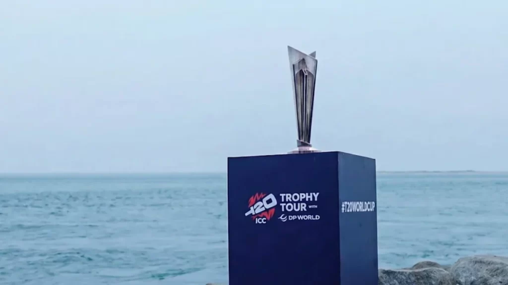 ICC Men’s T20 World Cup 2026 Trophy Tour begins with breathtaking launch over Ram Setu ICC Men’s T20 World Cup 2026 Trophy Tour