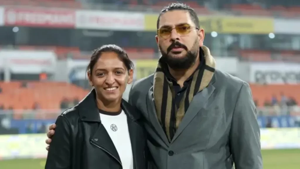 Harmanpreet Kaur and Yuvraj Singh Honoured with Dedicated Stands at New Chandigarh Stadium Harmanpreet Kaur and Yuvraj Singh
