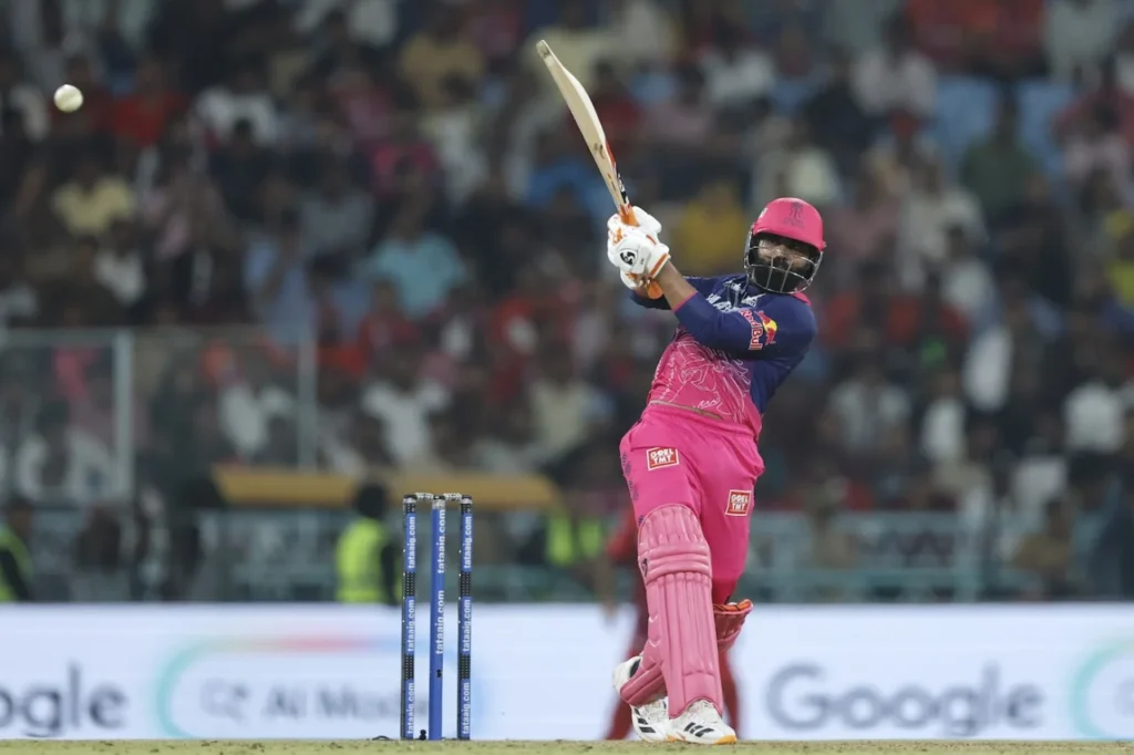 Jadeja and Archer Steer Rajasthan Royals Past Lucknow Super Giants as LSG Slide to Fourth Straight Defeat Ravindra Jadeja playing a shot over the leg in. LSG vs Rajasthan Royals match.